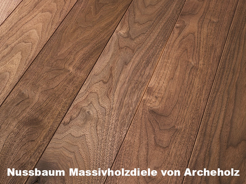 Nussbaum Massivholzdiele select